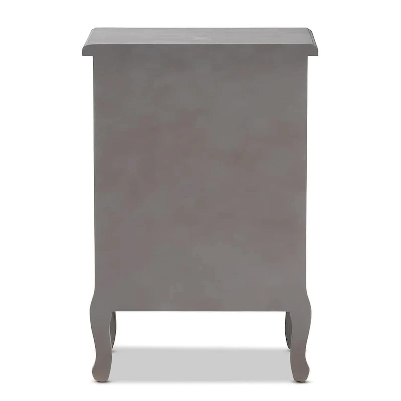 Baxton Studio Capucine Antique French Country Cottage Wood 3-Drawer End Table