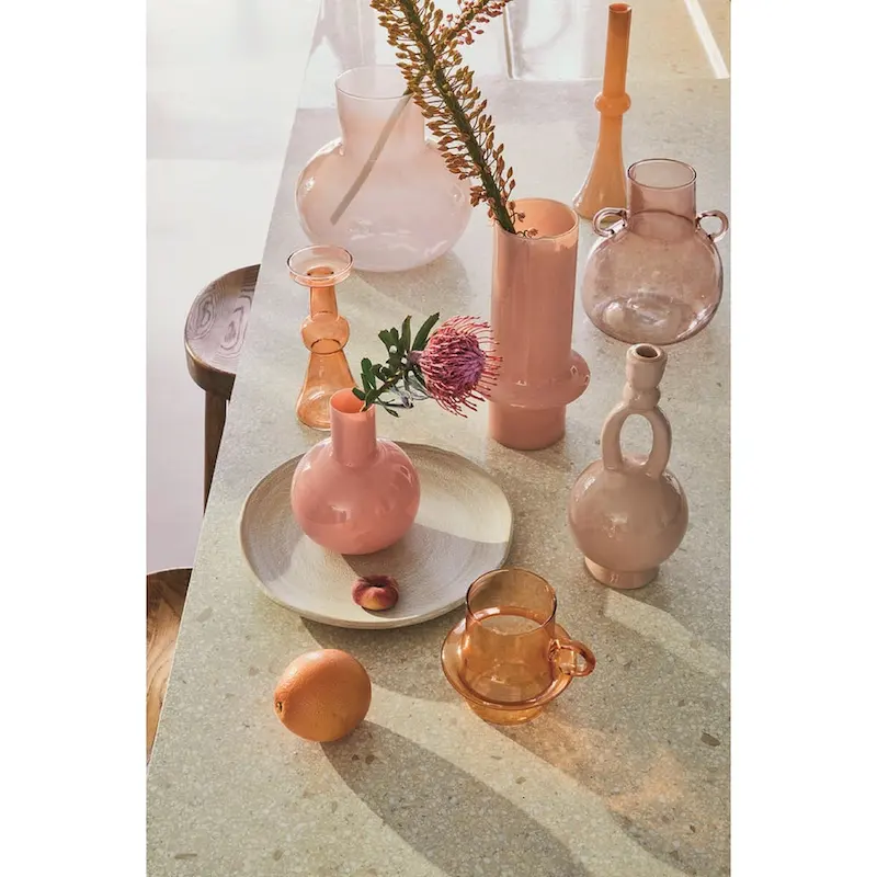 Vase Peach Whip - Peach
