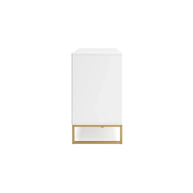 Signature Design by Ashley Socalle White/Gold Dresser