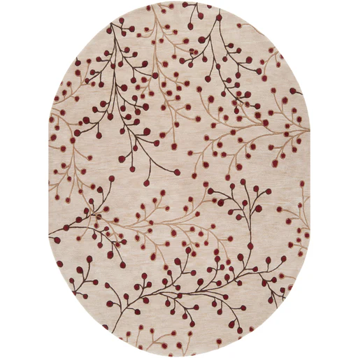 Enrique Oval Area Rug in 7 Colors & 2 Sizes