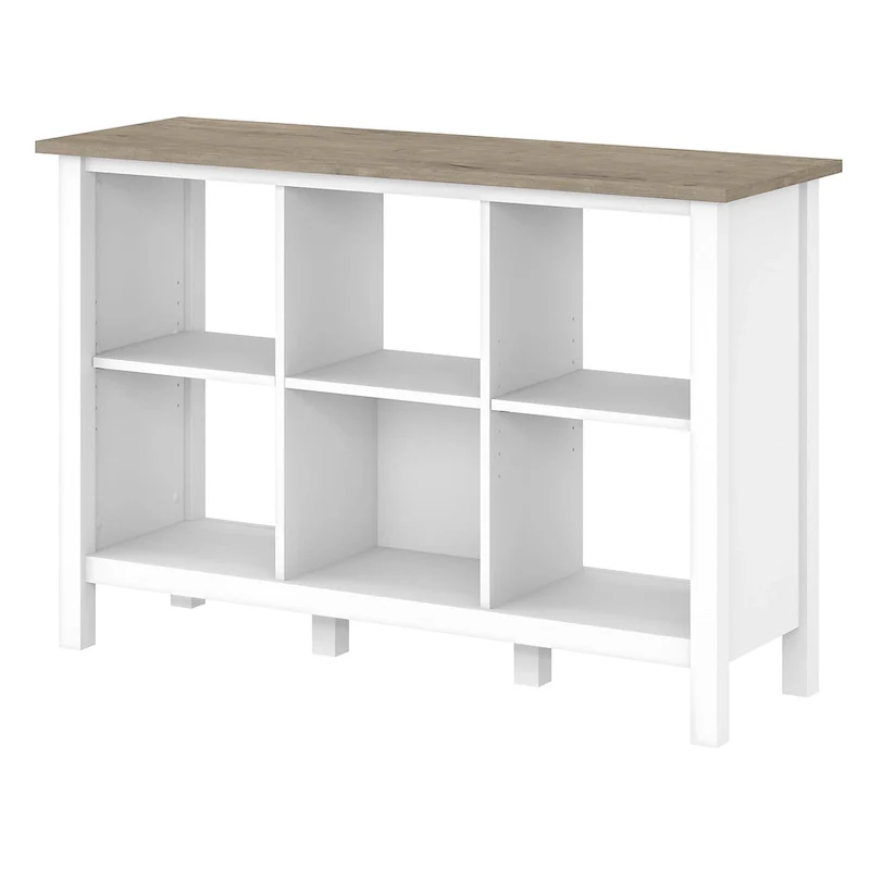 Mayfield 6 Cube Bookcase Organizer and Storage by Bush Furniture