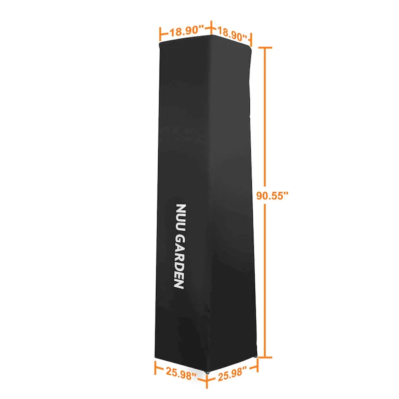 Outdoor Oxford Cover for Pyramid Propane Gas Patio Heater - Fit for 19.68*19.68*89.37 Heater