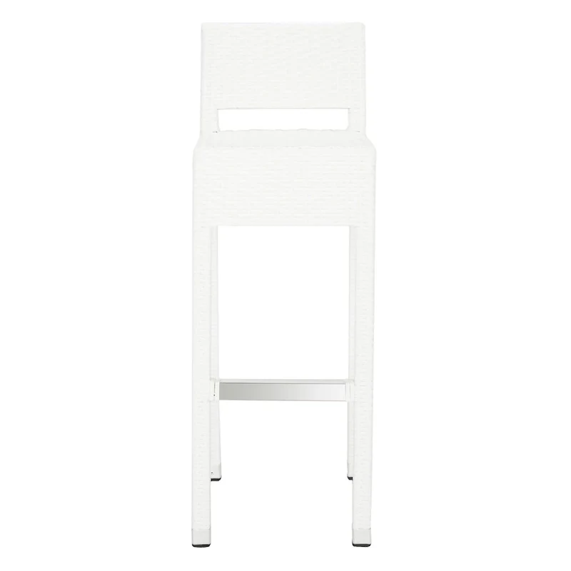 SAFAVIEH Landry Indoor-Outdoor Stacking Grey 30-inch Counter Stool - 13 W x 18 D x 38 H