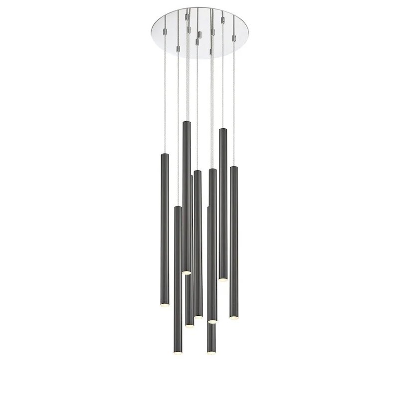 Forest 9 Light Island/Billiard in Chrome