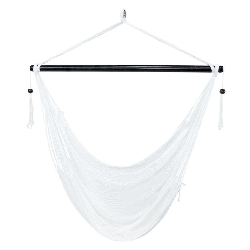 Sunnydaze Hanging Caribbean XL Hammock Chair