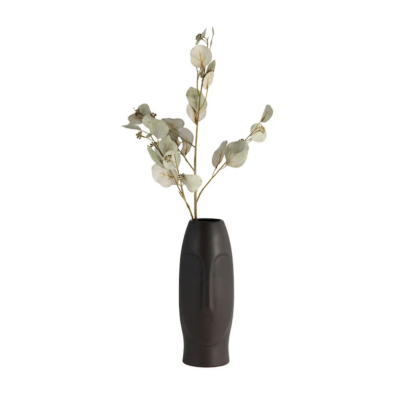 Sagebrook Home Novelty Abstract Ceramic Face Vase - Ceramic Table Decor
