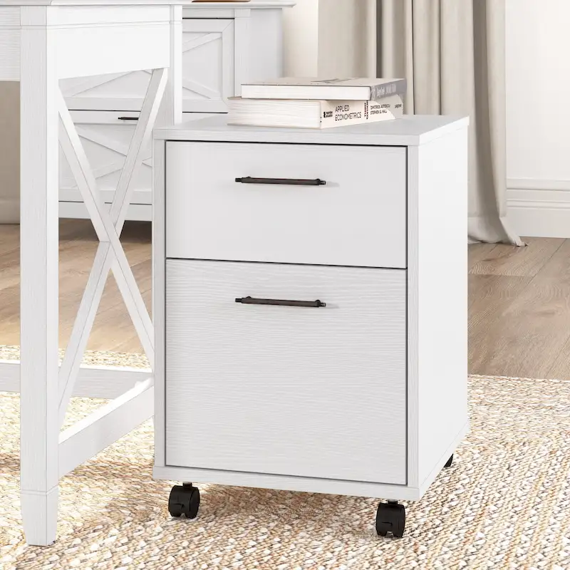 Key West 2 Drawer Mobile File Cabinet by Bush Furniture