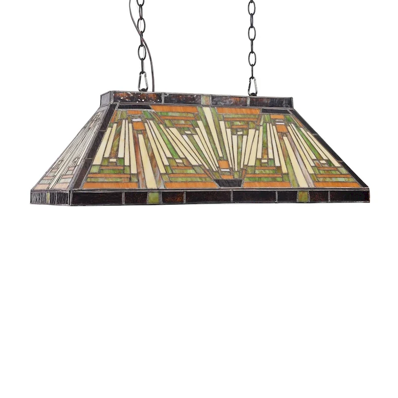 Tiffany 3-light Blackish Bronze Island Pendant