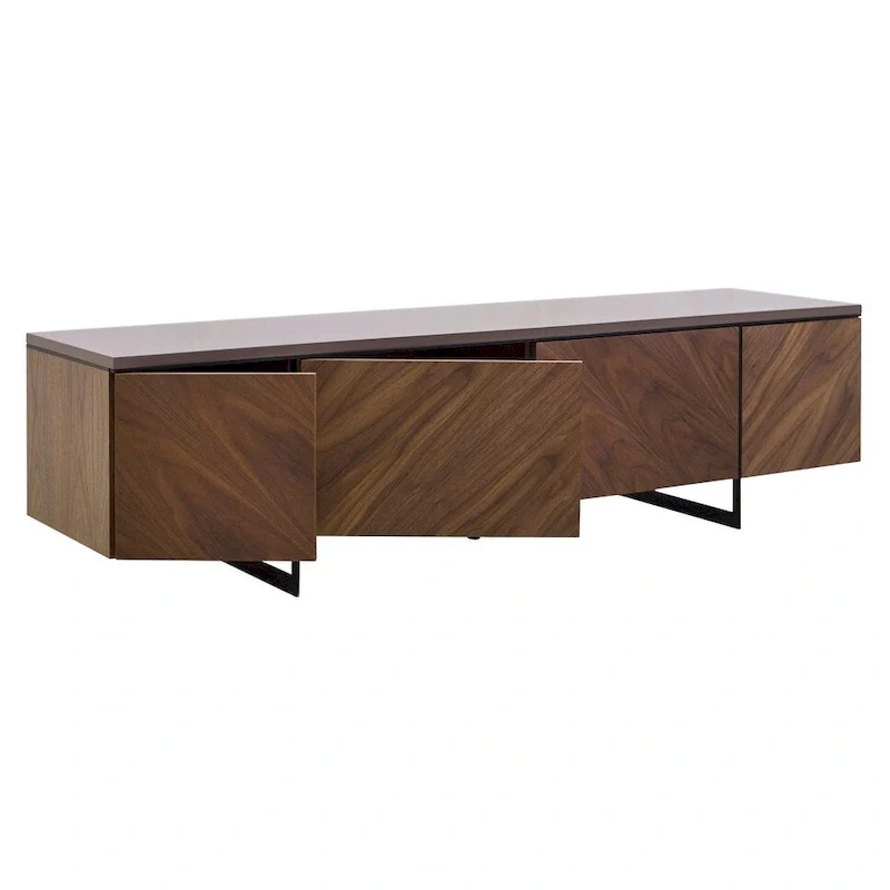 SAFAVIEH Couture Stine Chevron 60-inch TV Stand - 60 W x 16 L x 16 H - 60Wx16Dx16H