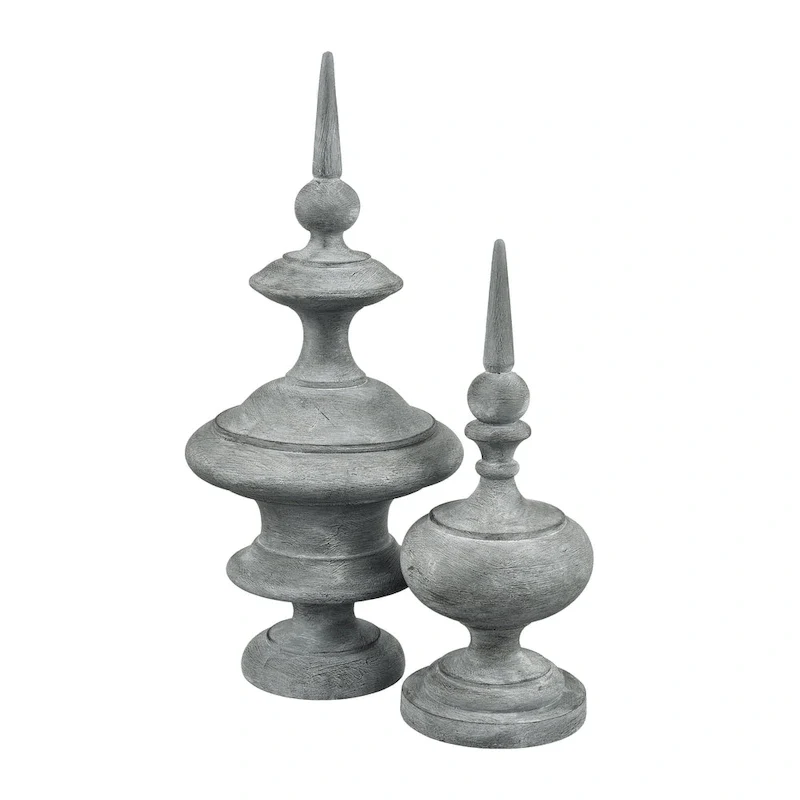 Elk Home Della Antique Gray Composite Decorative Object