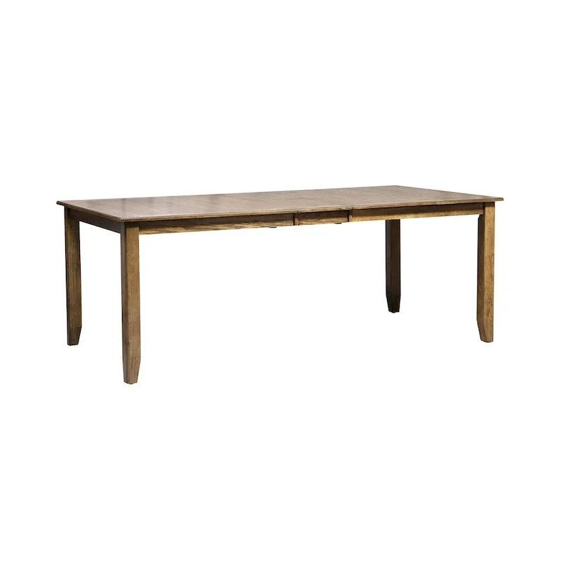Santa Rosa Antique Honey Rectangular Leg Table