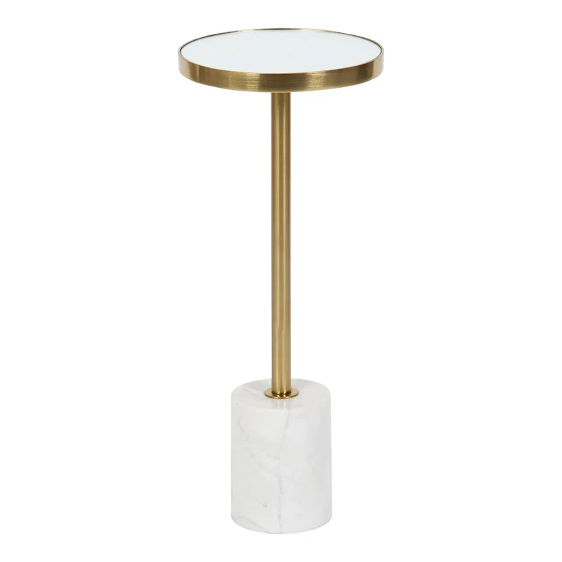 Kate and Laurel Hescott Mirrored Drink Table