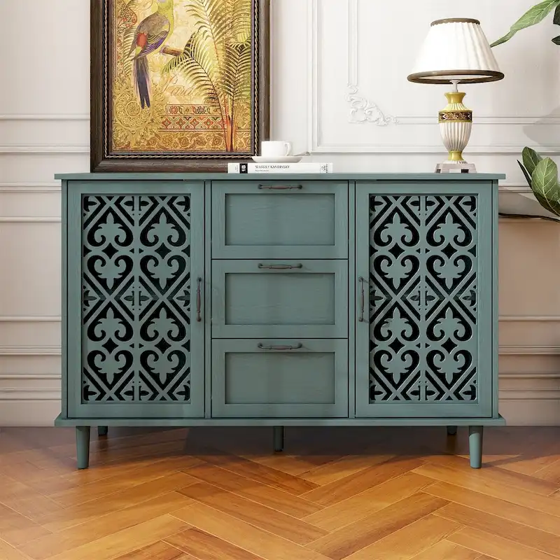 2 Door 3 Drawer Cabinet for Bedroom Living Room