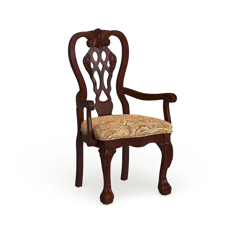 Furniture of America Carpia Formal Cherry Dining Chair (Set of 2)