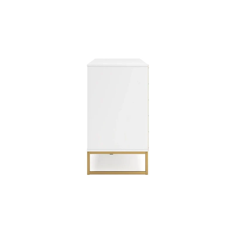 Signature Design by Ashley Socalle White/Gold Dresser