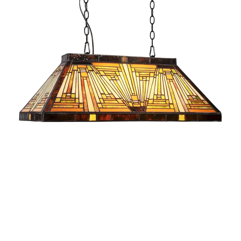 Tiffany 3-light Blackish Bronze Island Pendant