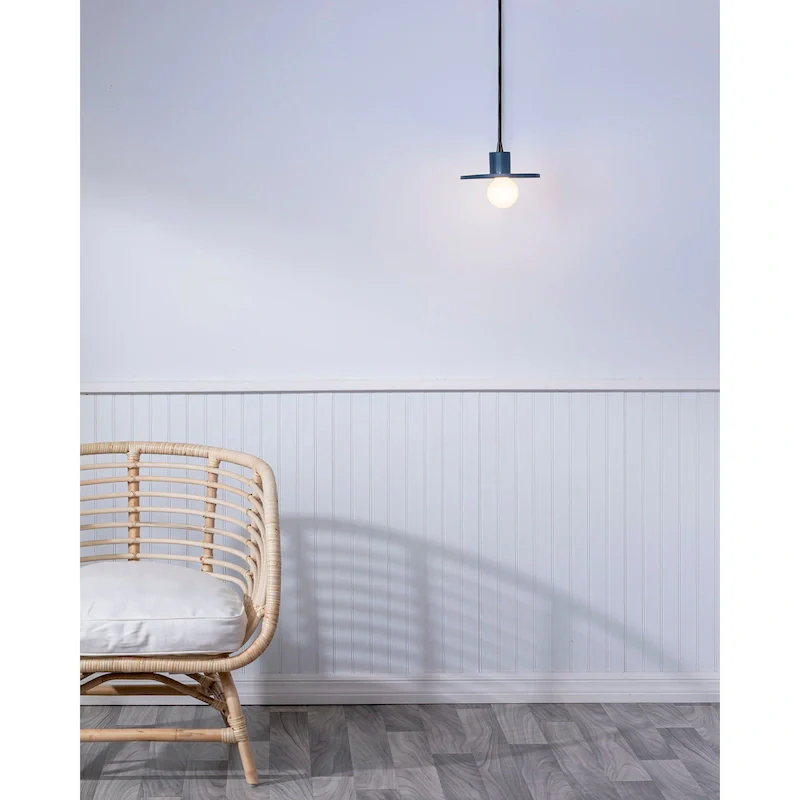 Justice Design Group Ceramic Saucer Pendant - Midnight Sky
