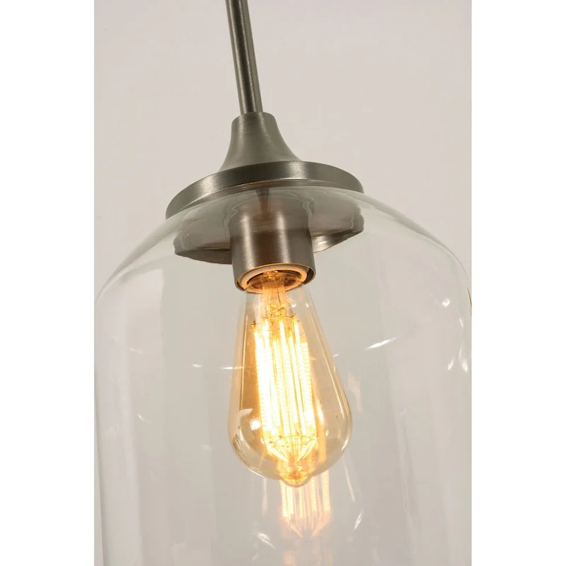 AFX William 3 Light Linear Pendant - Medium Base 120V