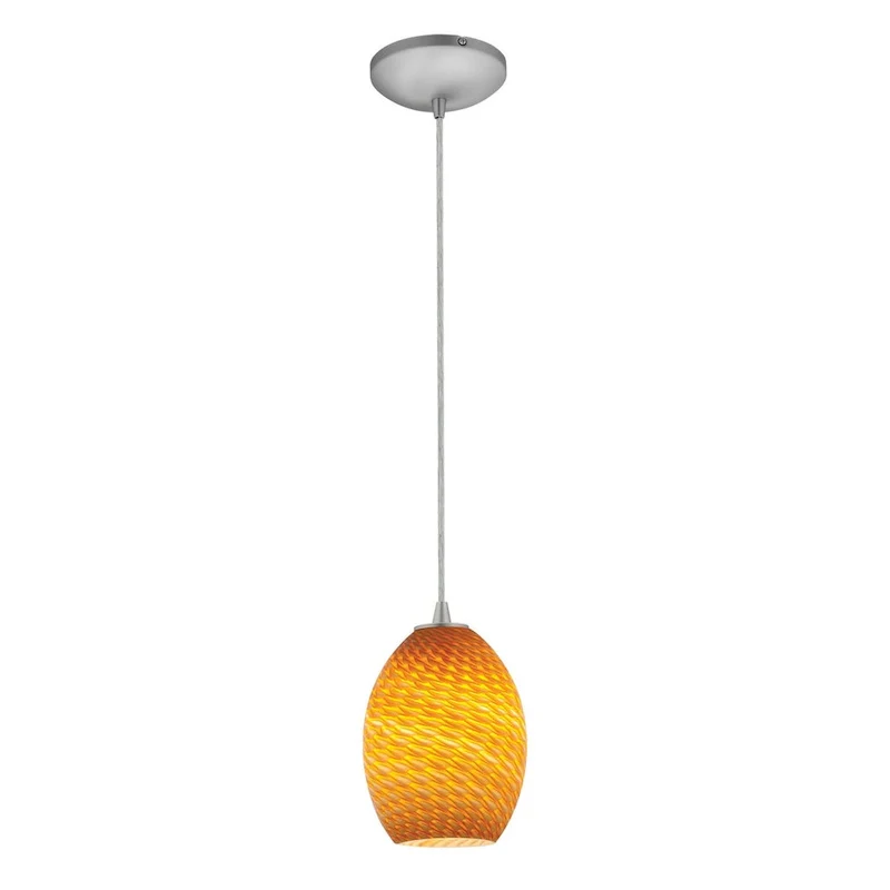 Access Lighting Brandy FireBird 6  Wide Mini Pendant - Cord Hung