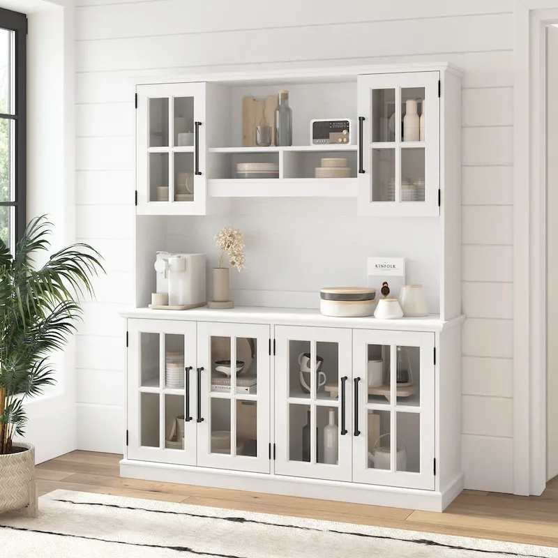 Westbrook 60W Sideboard Buffet Cabinet with Hutch by Bush Furniture