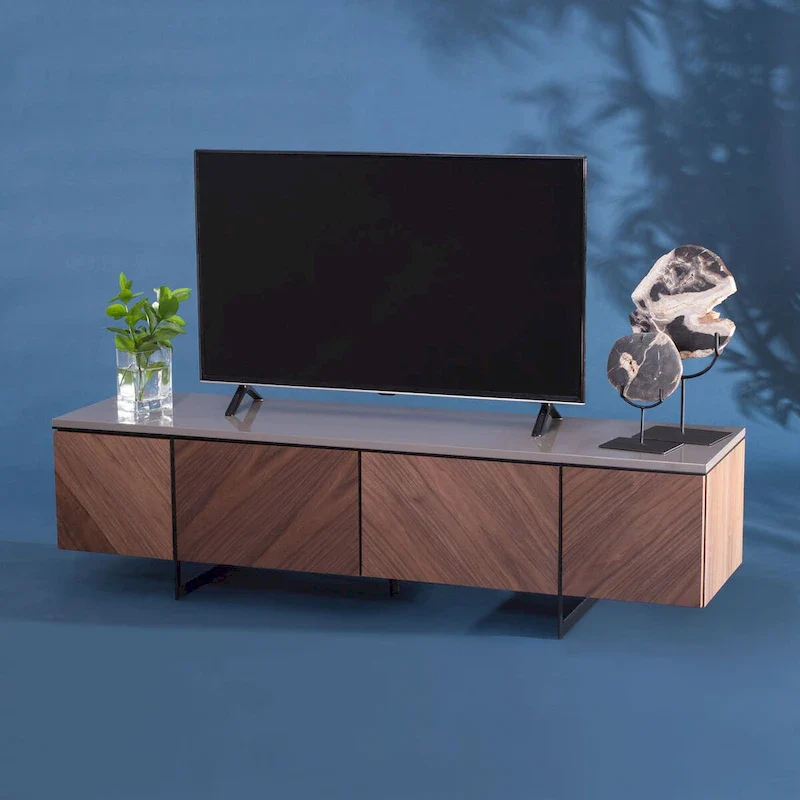 SAFAVIEH Couture Stine Chevron 60-inch TV Stand - 60 W x 16 L x 16 H - 60Wx16Dx16H