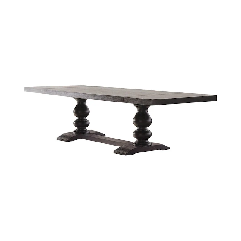Vallerie Grey and Antique Noir 8-piece Dining Set