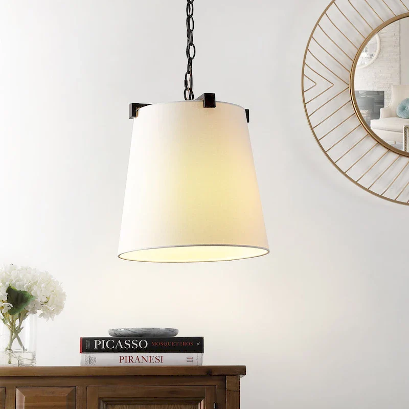 SAFAVIEH Lighting Caridad Pendant - 13  x 13  x 13  - Oil Rubbed Bronze - 13Wx13Dx88H