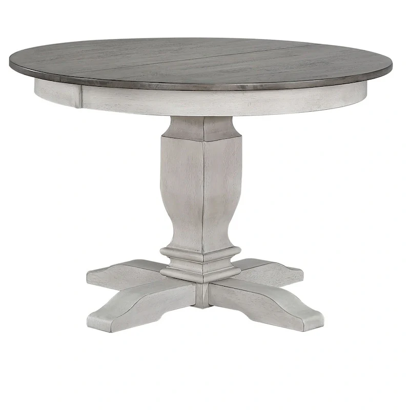 The Gray Barn Avalon 7-piece Contemporary Dining Set in Stormy White and Ash