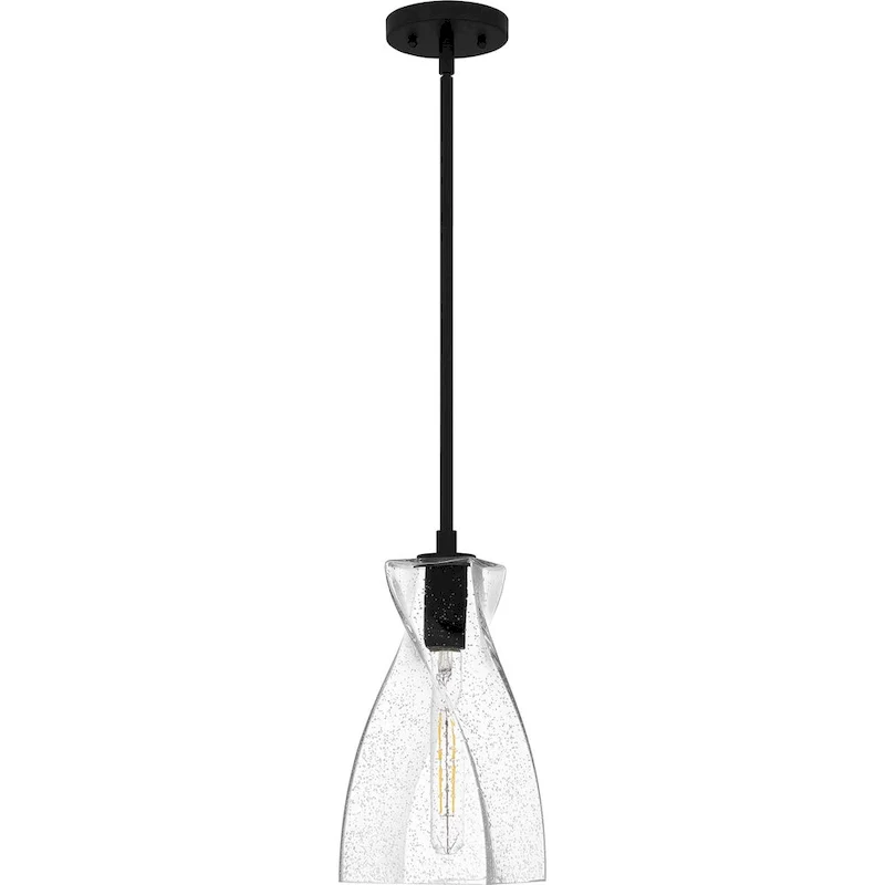 Stetson 1-Light Matte Black Mini Pendant
