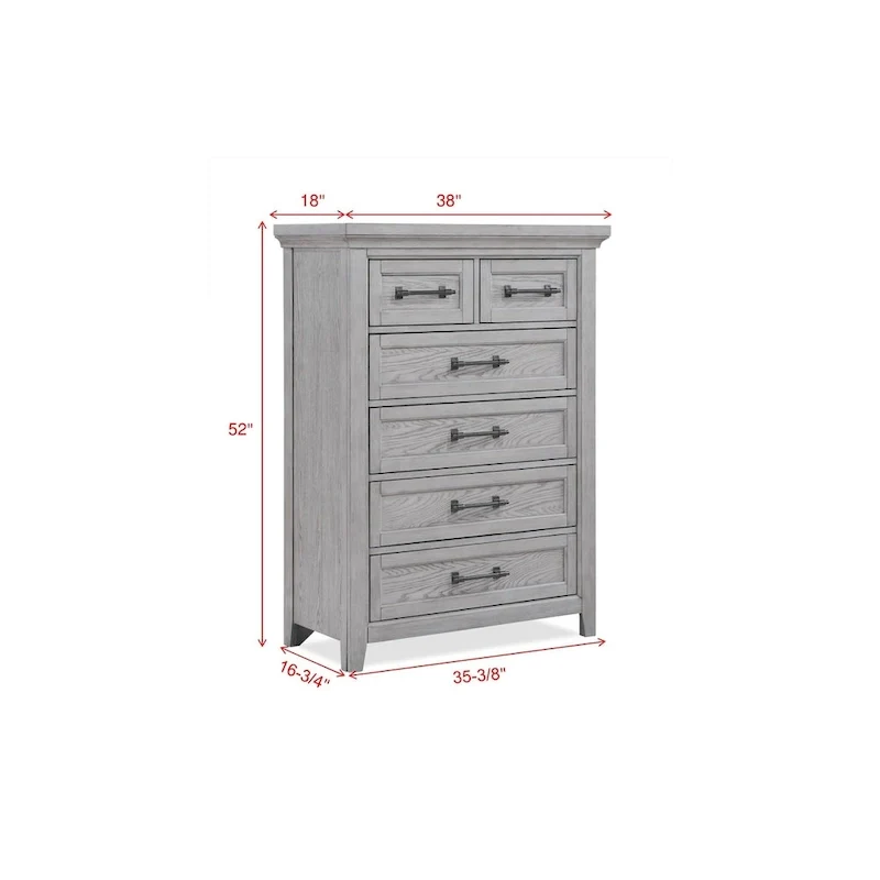 Debra 6 Piece Gray Panel Bench Footboard Bedroom Set