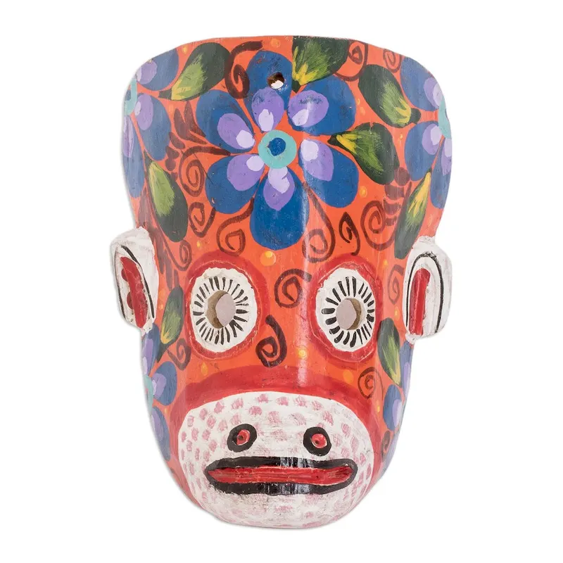 Novica Handmade Nyamekye African Wood Mask