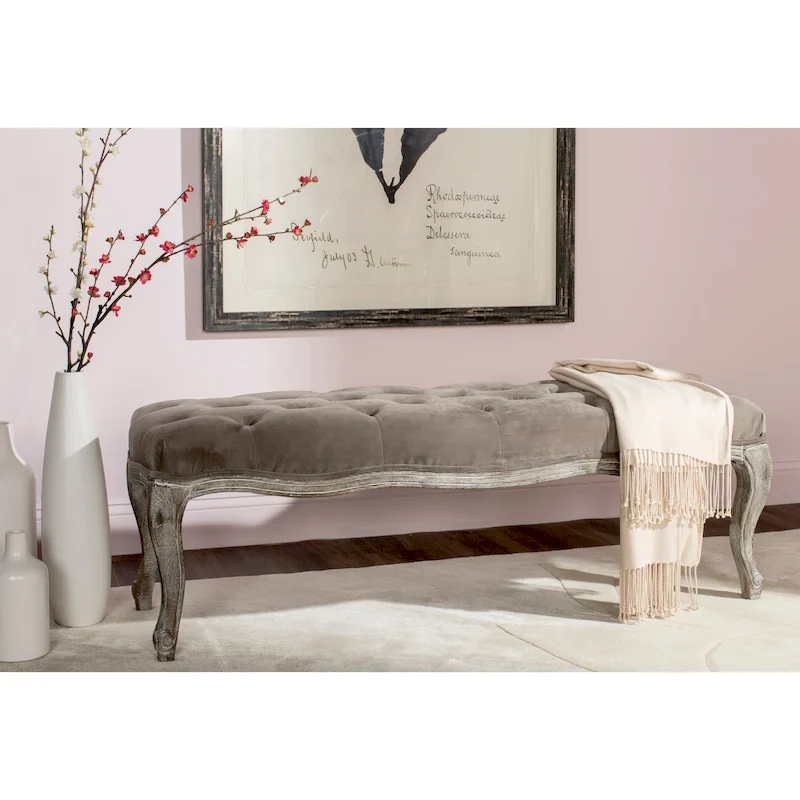 SAFAVIEH Shavon Bench - 52Wx18Dx18H