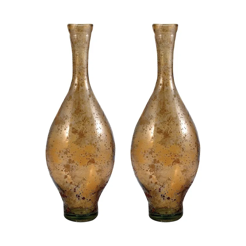 Elk Home Atlas Sand Traditional 5.75 Inch Wide Vase