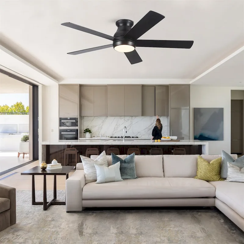52  Low Profile Ceiling Fan with Lights