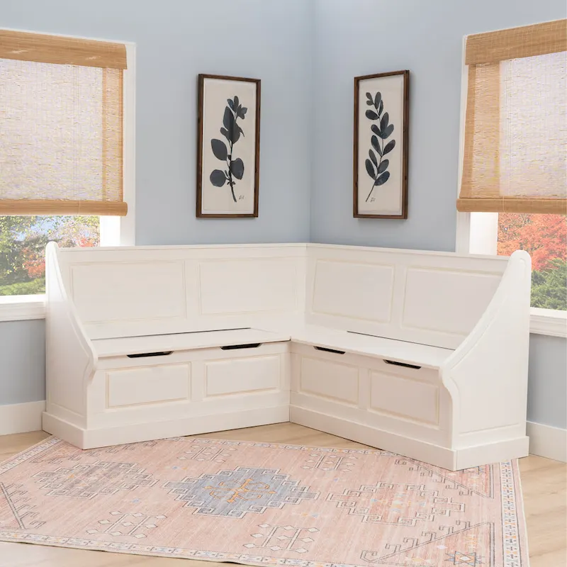Josie White Corner Breakfast Nook