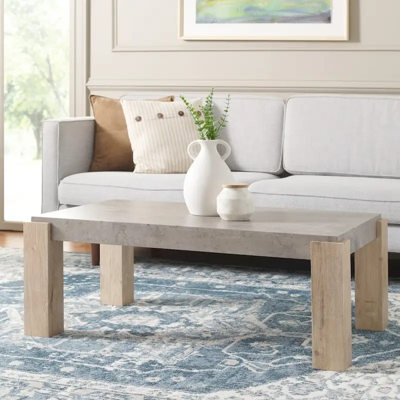 SAFAVIEH Violetta Coffee Table - 45 W x 25 D x 17 H - 45Wx25Dx17H