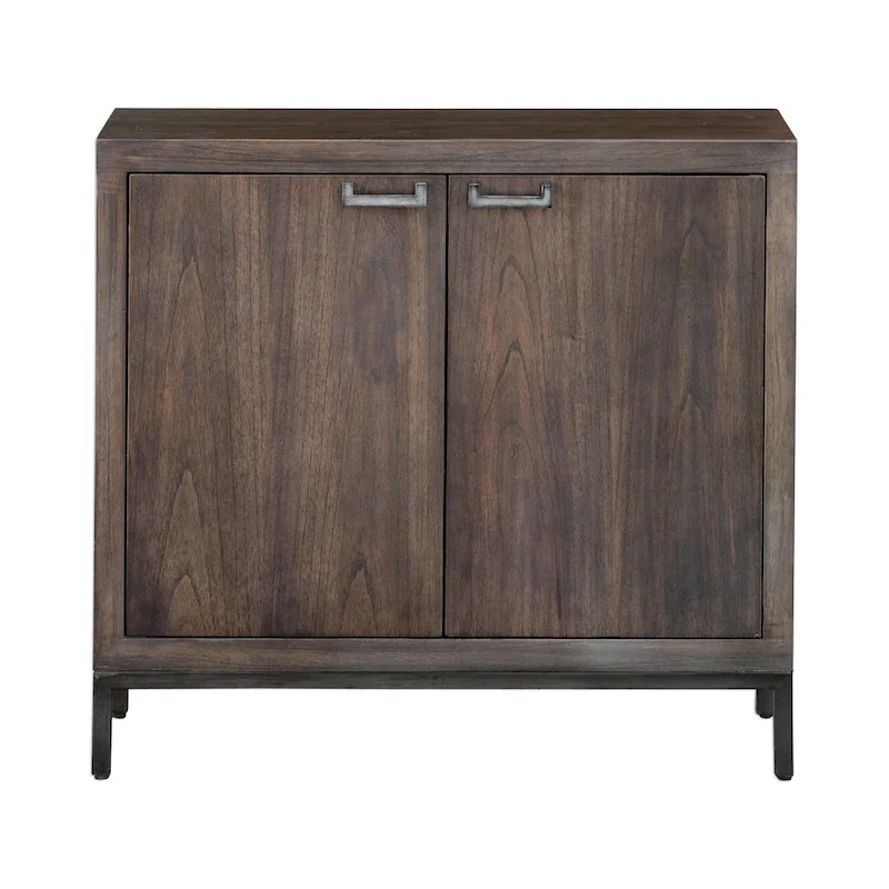 Light Walnut Console Cabinet