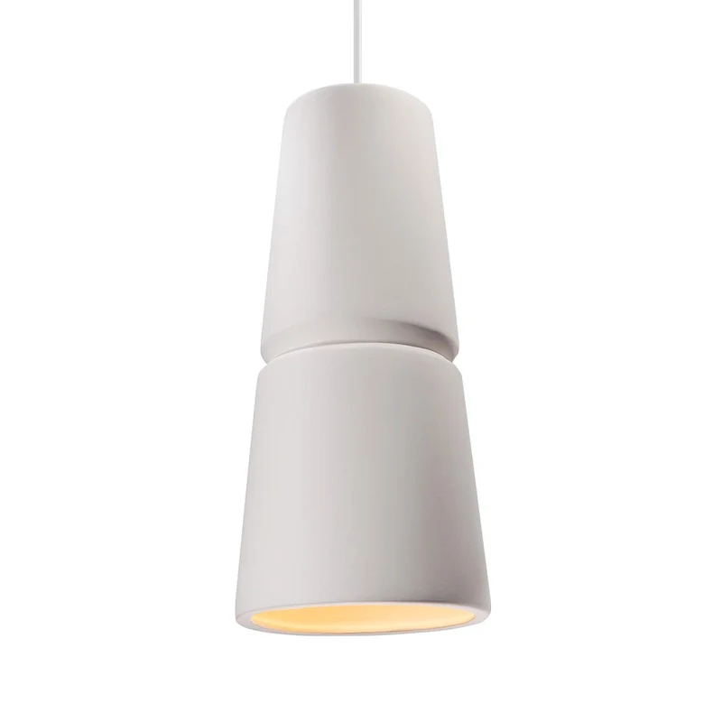 Carson Carrington Salleryd Polished Chrome Large Pendant - Polished Chrome, Bisque