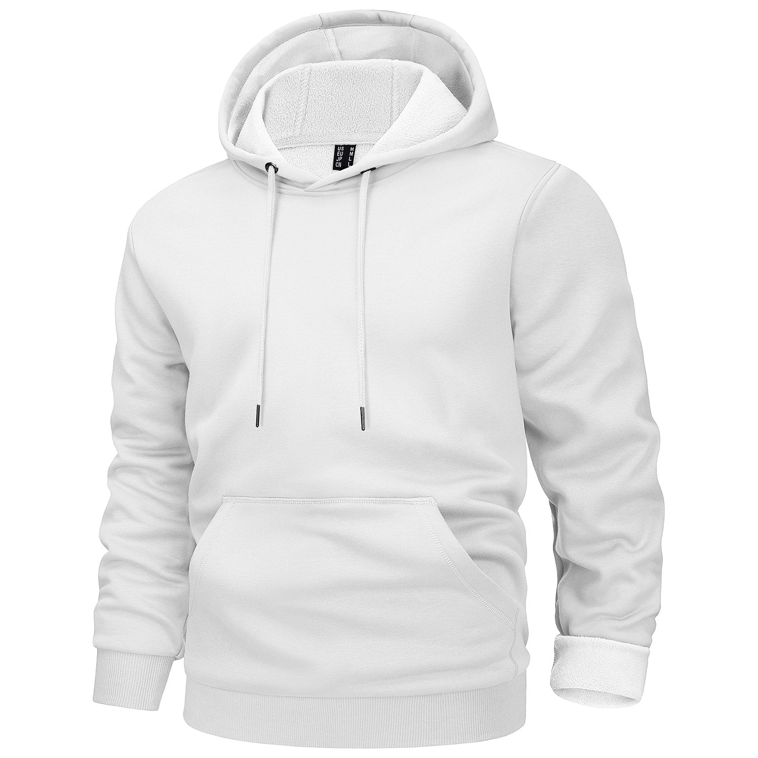 Men's Hoodies Fleece Lined Sweatshirts Casual Athletic Workout Pullover With Kanga Pocket