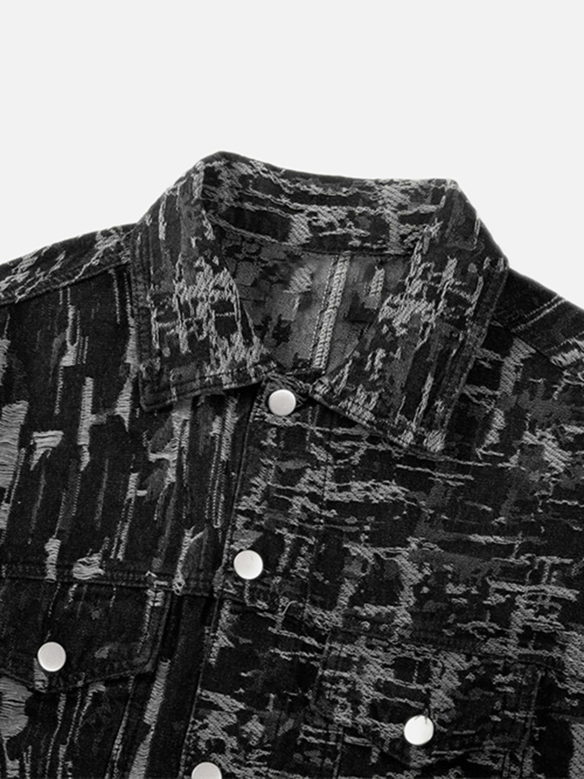 The Vimiaparty American Hip-hop Does Not Specify The Hole In The Denim Jacket