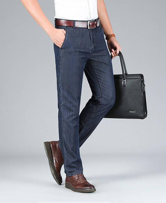 Daily Denim High Waist Slant Pocket Straight Leg Jeans