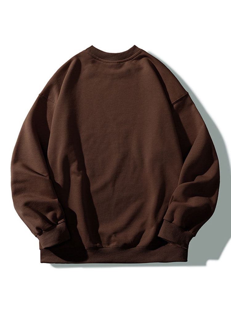 Dancing Skeleton Print Relaxed Sweatshirt