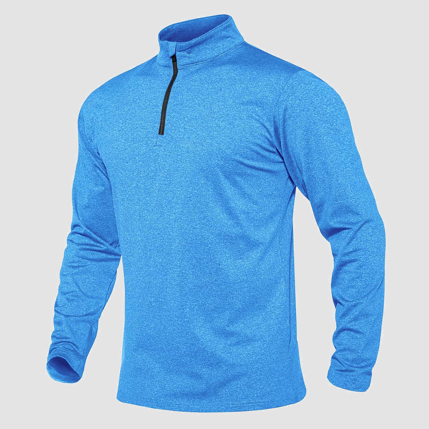 Men's Running Athletic Shirts 1/4 Zip Fleece Pullover Long Sleeve Sweatshirts for Winter