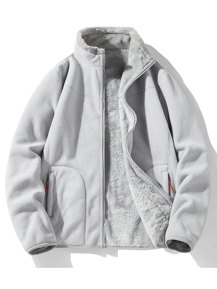 Reversible Teddy Fleece Coat