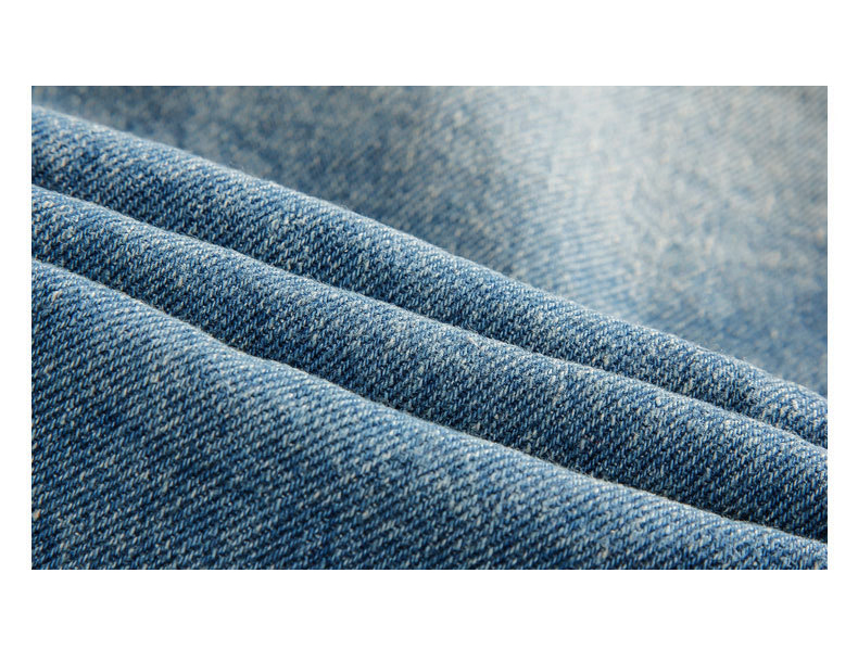 Men's Sherpa Fleece Lined Distressed Denim Trucker Jacket