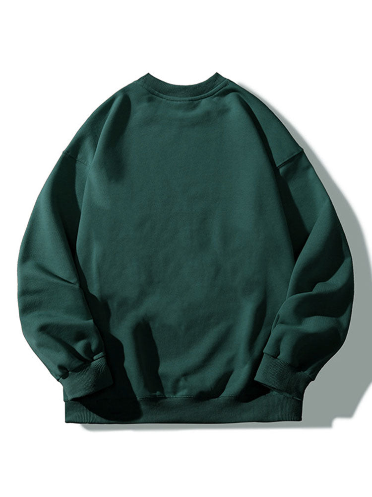 Dancing Skeleton Print Relaxed Sweatshirt