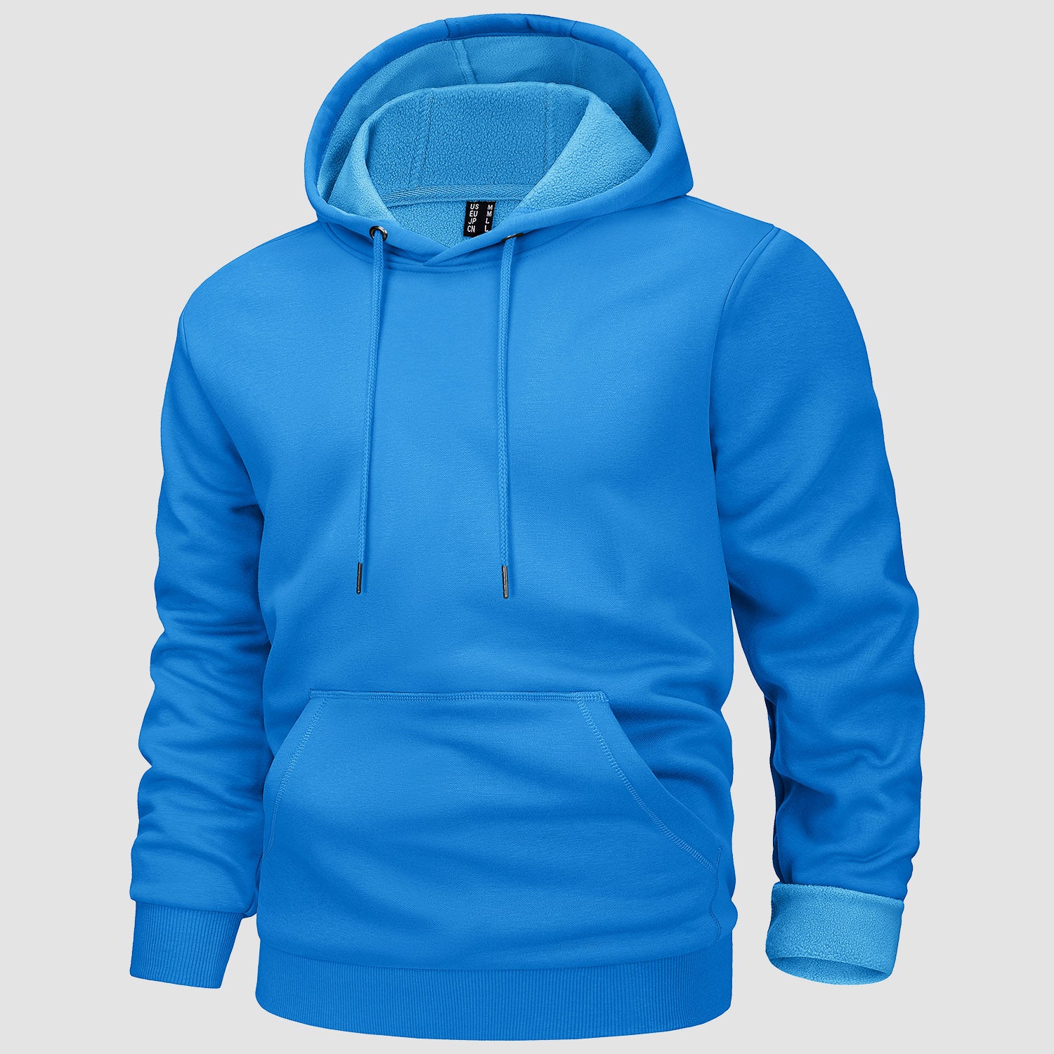 Men's Hoodies Fleece Lined Sweatshirts Casual Athletic Workout Pullover With Kanga Pocket