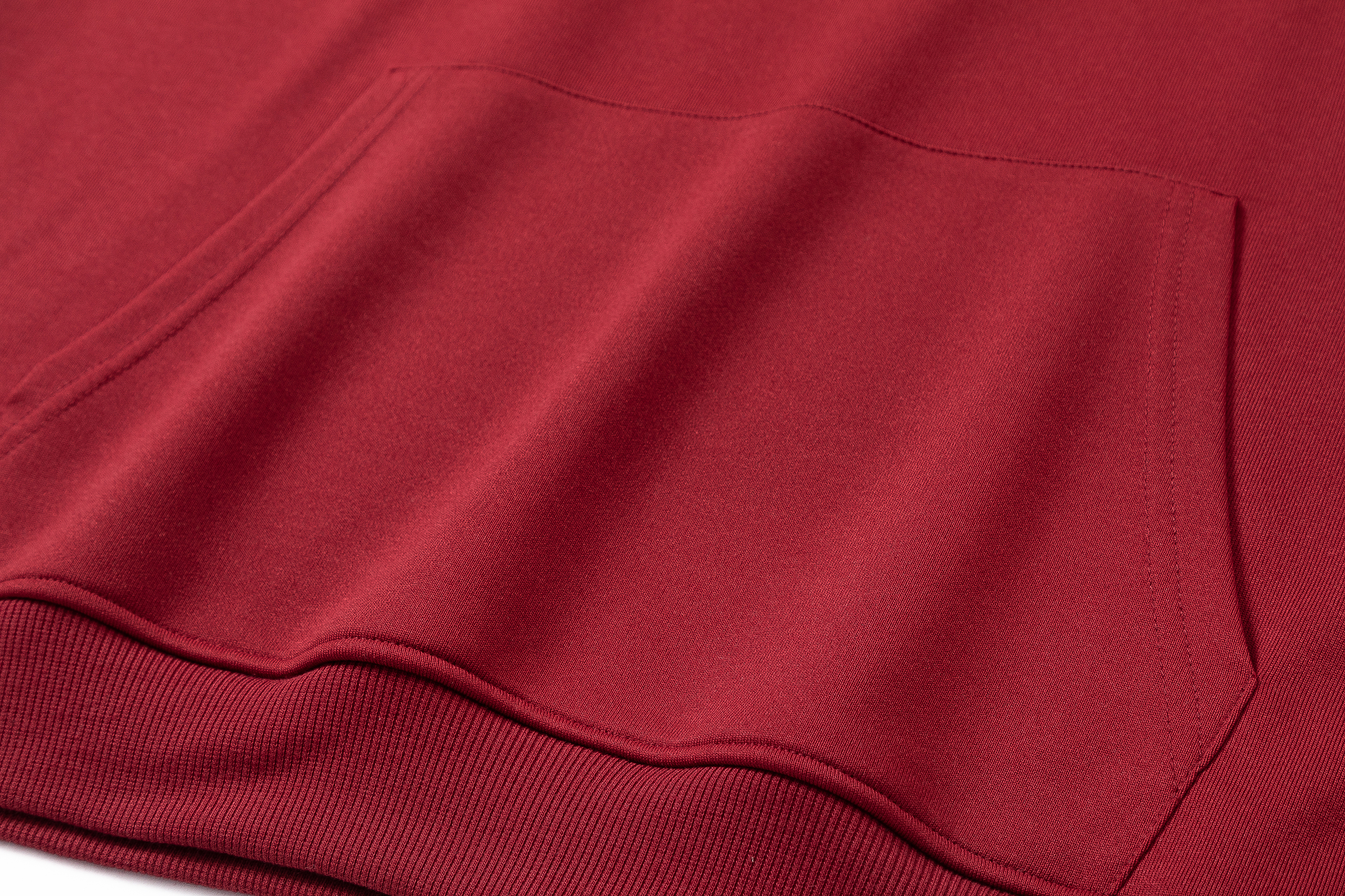 Men's Basic Claret Hoodie