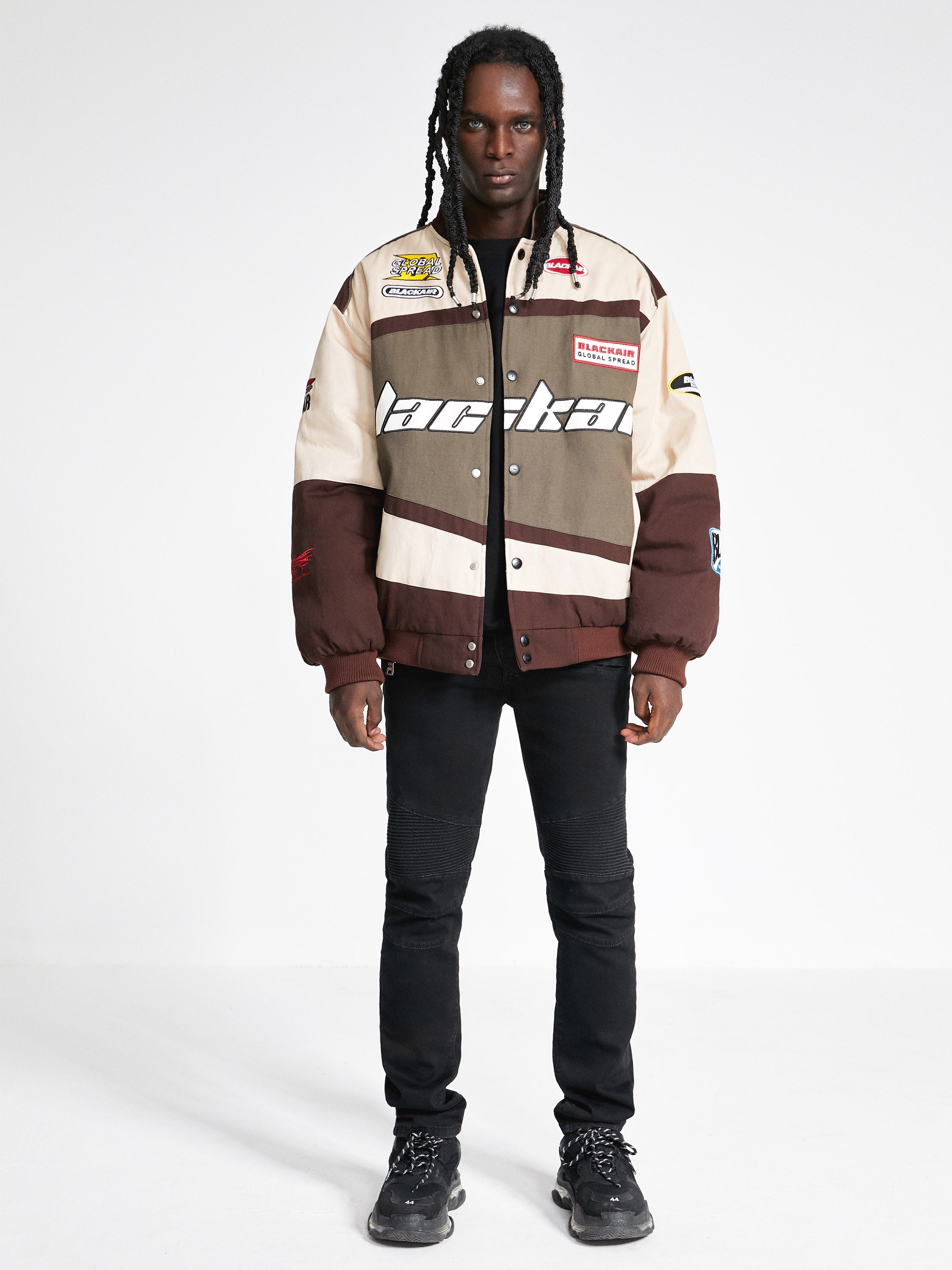 The Vimiaparty Retro Style Quilted Racing Jacket