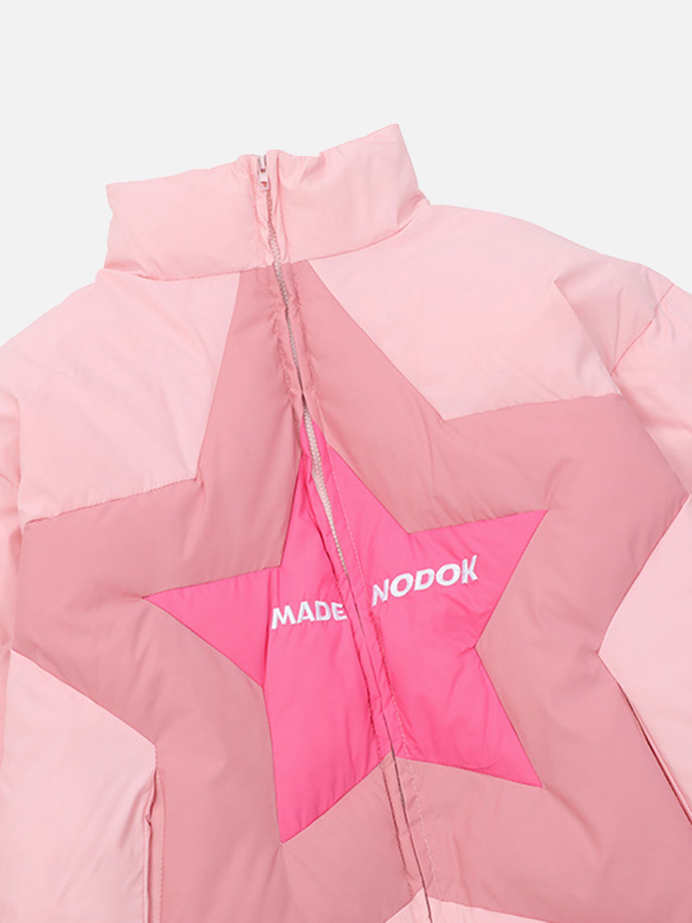 The Vimiaparty American High Street Stars Thickened With Cotton Stand-up Collar Cotton Jacket